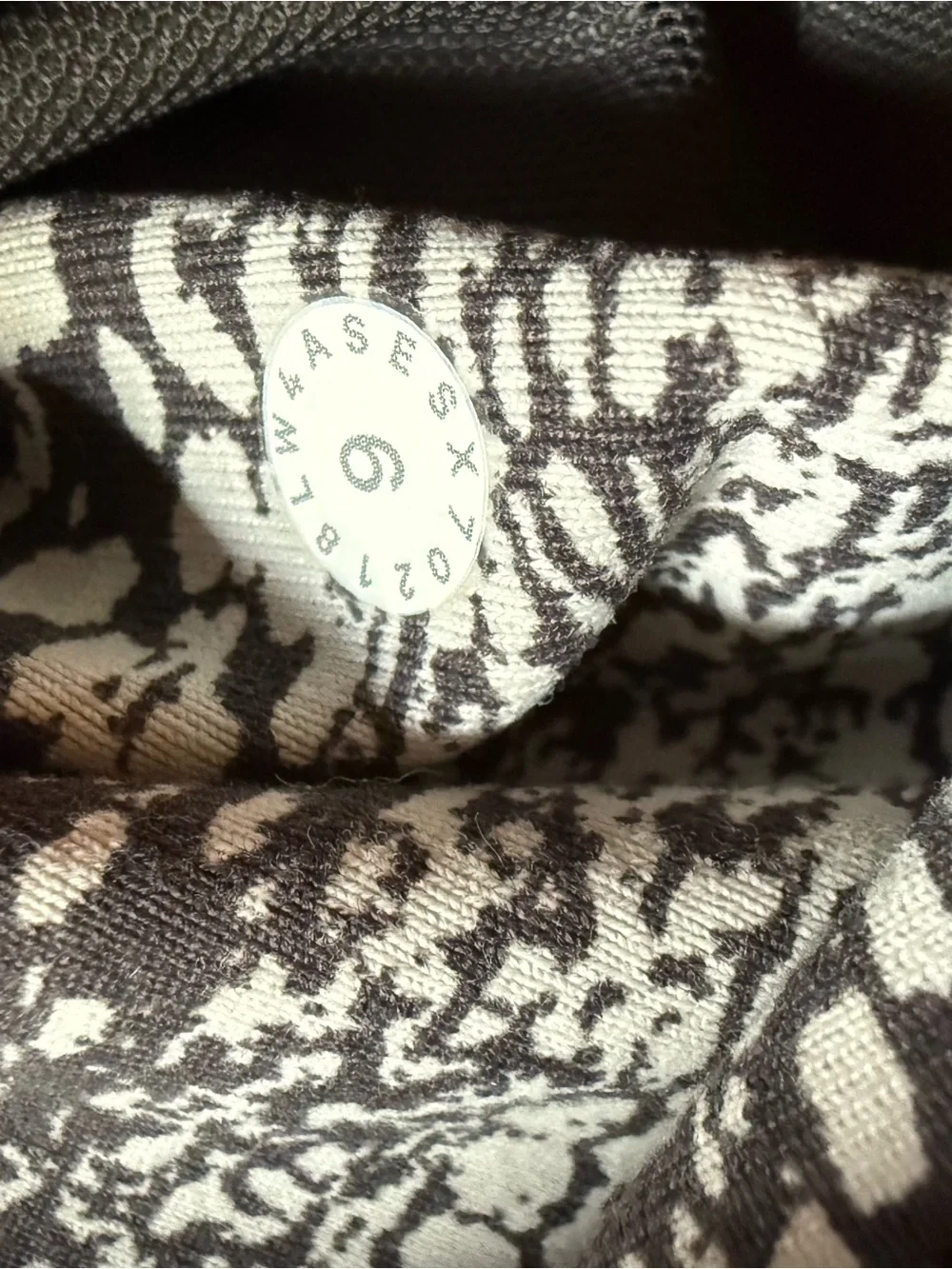 lululemon Define Jacket Black and White Patterned Zip-Up Tailored Slim Fit